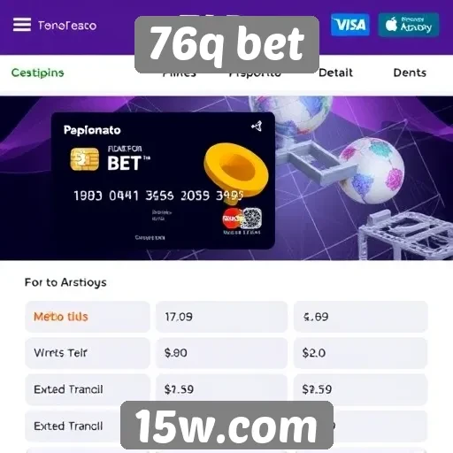 Métodos de pagamento e suas tarifas no 76q bet
